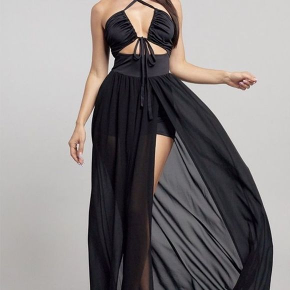 🔥Open Front Maxi Dress - Picture 6 of 8